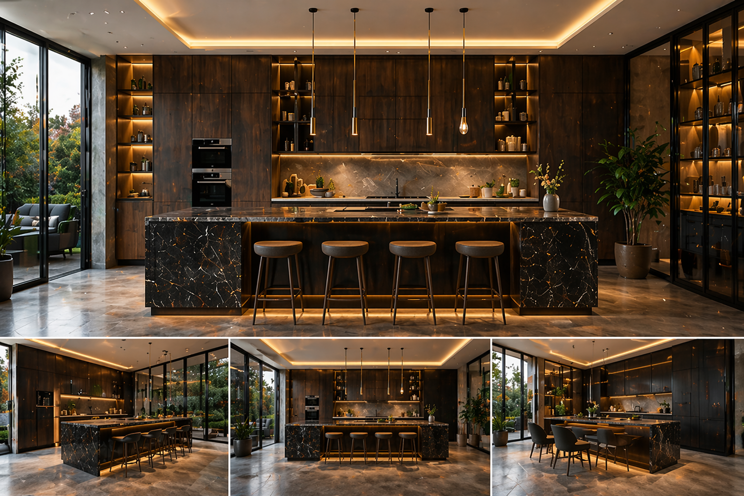 Luxe keuken visualisatie